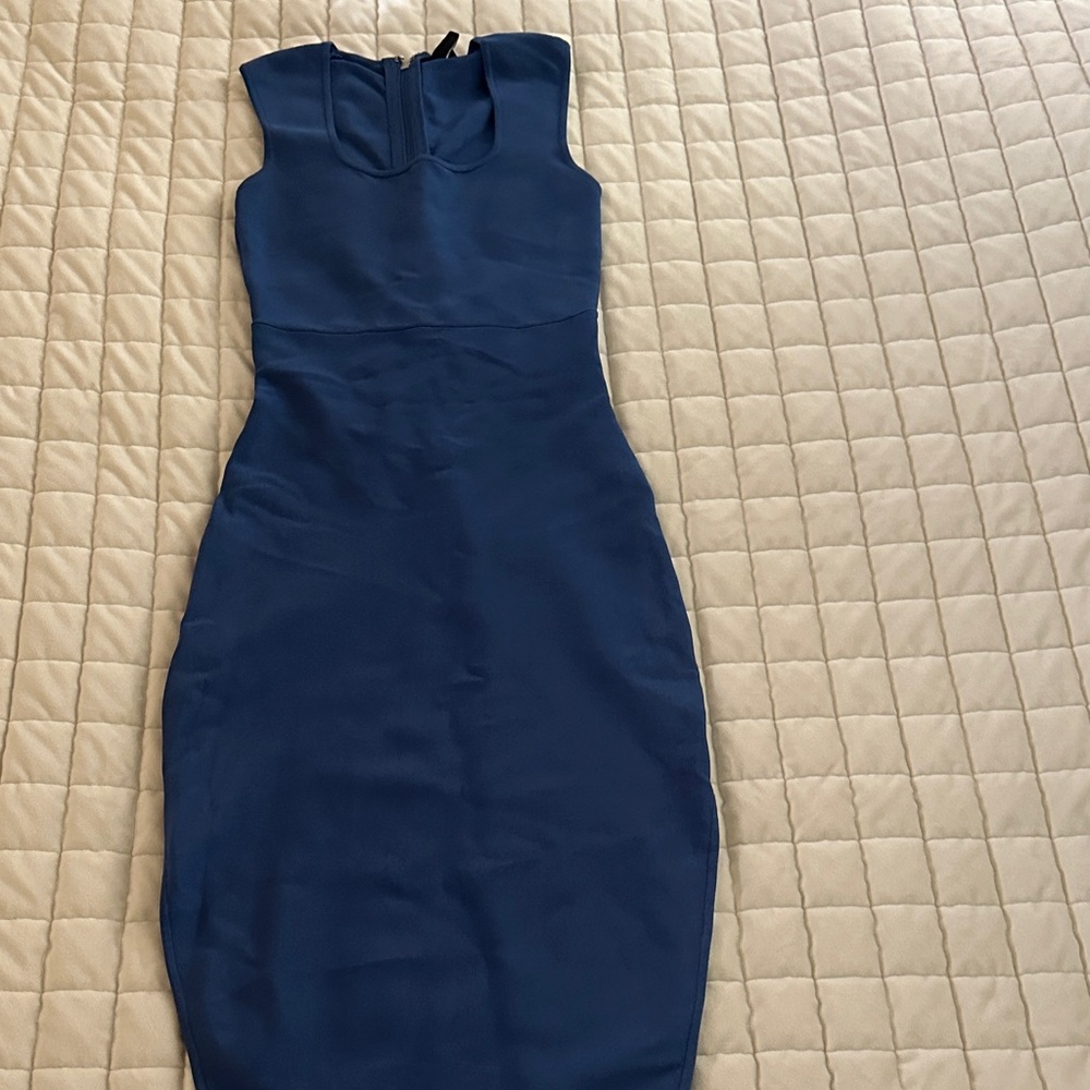 Marciano Midnight Blue Midi Dress